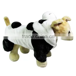 3D Dog Panda Clothes With Shorn Velvet Material and Rhombic Cotton-padded Lining Fit for Autumn and Winter thumbnail-1