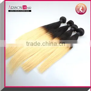100 Percent Indian Remy Human Hair Ombre Bundles Hair Weaves thumbnail-3