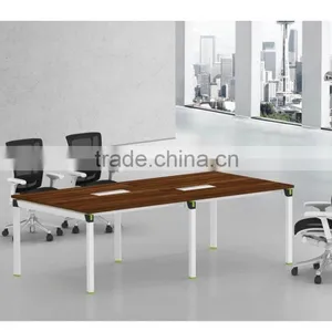 Wooden Top Metal Work Conference Table With Modern Design thumbnail-1