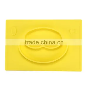 Happy Design 2016 FDA Children Silicone Divided Food Grade Silicone Plate thumbnail-4