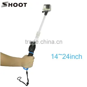 24inch GoPros Transparent Pole Floating Extendable Go Pro Action Camera Selfie Monopod Clear thumbnail-1