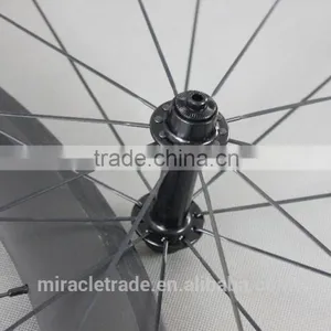50mm Clincher Black R13 Hub Carbon Clincher Wheel Rim Clincher Road Bike Wheels 50C-TL thumbnail-5