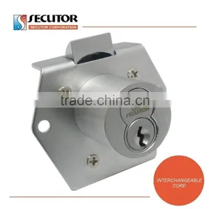 Cupboard Drawer Lock With SFIC Removable Core thumbnail-2