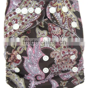 New Coming Nappy Fabric Reusable Baby Cloth Diaper Nappy Animal Baby thumbnail-1