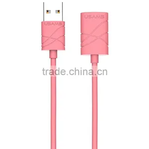 USAMS SJ052 U-GEE Serie 2M 2.1A USB 2.0 Extension Round Cable for Universal USB Port Device thumbnail-5