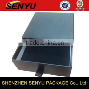Matte Lamination Cardboard Packaging Paper Drawer Box Sliding Gift Box thumbnail-1