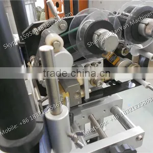 6 Shanghai Manufacturer High Efficiency Glass/ Plastic Round Bottle Labeling Machine thumbnail-6