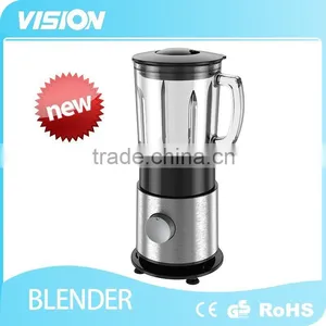 WX-521S 500W New Design Glass Jar Stainless Steel Stand Blender thumbnail-1