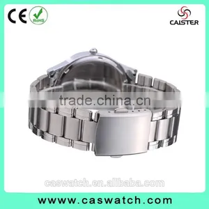New Arrival Anti-clockwise Quartz Watch, Stainless Steel Band Concise 3ATM Water Resistant Watch, Custom Made Men's Watch thumbnail-4