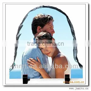 SH30 Semicircle Opening Large Size Sublimation Rock Slate Photo thumbnail-1