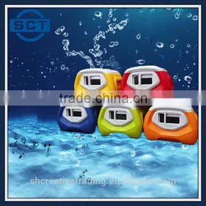 Wheeled Cooler With Built-in Speaker Yellow thumbnail-2