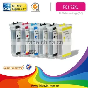 Large Format Inkjet Cartridge for hp 72 T610 T620 Refill Ink Cartridge thumbnail-1