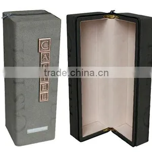Classical Leather Wine Bottle Display Box thumbnail-1