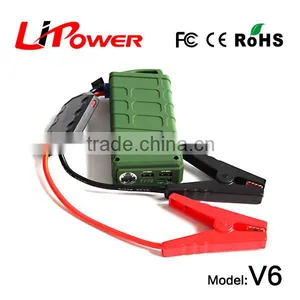 Manufacturer of 12000mAh 12 Volt Lithium Ion Battery Ignition Starter Emergency Jump Starter With LED Light Generator thumbnail-5