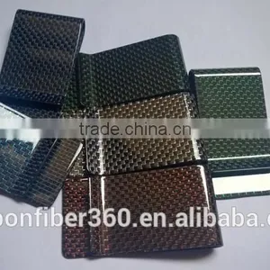 High Polish Finished Carbon Fiber Money Clip, Carbon Fiber Wallet Clip thumbnail-4