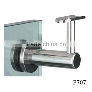 China Manufacturer Balcony Glass Mount Top Handrail Bracket Flexible thumbnail-1