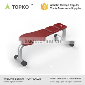 TOPKO Flat Workout Weight Bench Gym Training Flat Weight Bench thumbnail-1