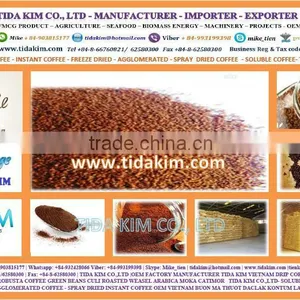 SPRAY DRIED INSTANT COFFEE 100%-FREEZE AGGLOMERATED ARABICA ROBUSTA VIETNAM SOLUBLE COFFEE - ROASTED COFFEE TIDA KIM OEM thumbnail-4