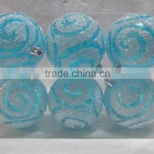 Wholesale Clear Plastic Ball 80MM Christmas Ornament Hand-painted Balls thumbnail-1