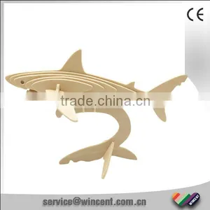 Marine Animal Wood Assembling 3D Puzzle thumbnail-1