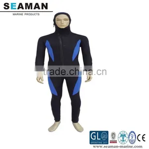 MEN'S 3-7MM 90%Neoprene(SBR) 10%nylon S-XXXXL Wetsuit With Hood for Cold Water Surfing Scuba Diving thumbnail-1