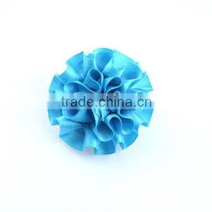 Carnation Handmade Ribbon Flower Brooches thumbnail-2