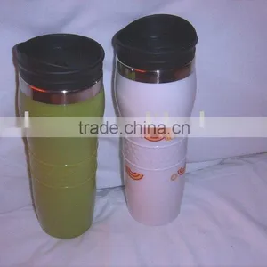Travel Mug, Auto Mug, Double Plastic Mug thumbnail-1