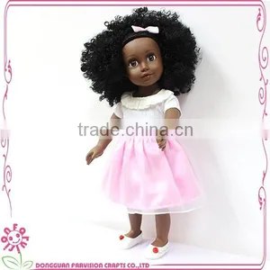 Farvision Doll 18 Inch Girl Black Girl With Afro Hair thumbnail-2
