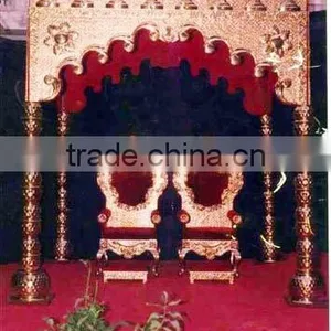 New Hot Gold Indian Wedding Mandap Designs at Wedding and Event Decorate thumbnail-1