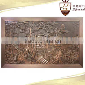Villa Copper Painting Copper Art Bronze ART Quality Choice thumbnail-1