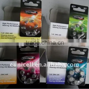 A13 1.4V Zinc Air Battery A13(PR48) for Hearing Aid A675 thumbnail-1