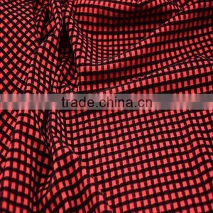 Jiufan Textile Hot Sale Polyester Spandex Ponte Roma Flocking Fabric For Garment Stock Lot thumbnail-4