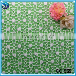 Fancy Floral Organza Polyester Embroidery Lace Fabric for Wedding Dress thumbnail-1