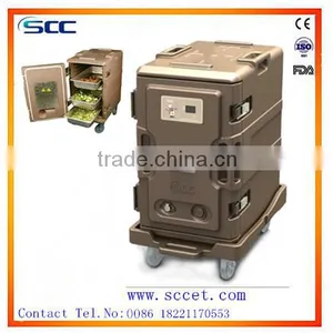 Restaurant Food Warmer Display Hotel Food Warming Mobile Trolly Charged Food Warming thumbnail-1