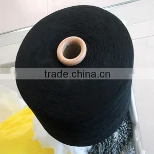 5s Gloves Yarn 70% Cotton 30% Polyester Black Color thumbnail-1