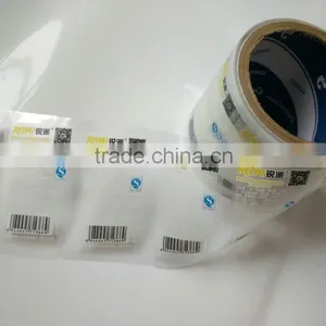 Professional Custom Design Self Adhesive Transparent PET Label thumbnail-1