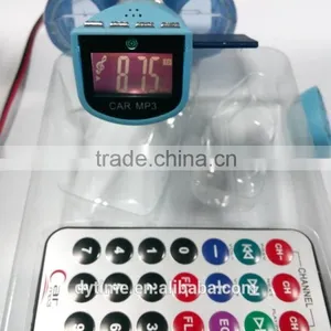 Hot Sale!!! Wireless Car Mp3 Player With fm Transmitter Rds SD MMC Slot thumbnail-1