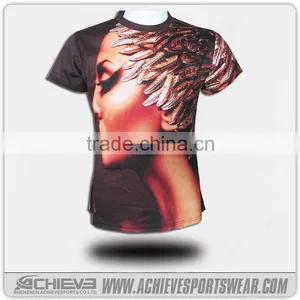 Screen Printed Men's Nylon T-shirt, Brand t Shirts thumbnail-1