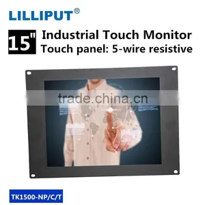 TK1500 Open Frame Touch Monitor Solutions Design For ATM With 15" LED Display Panel thumbnail-1