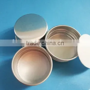 20g Alumilum Cosmetic Cream Jar, Aluminum Jar With Aluminum Screw Lid thumbnail-2