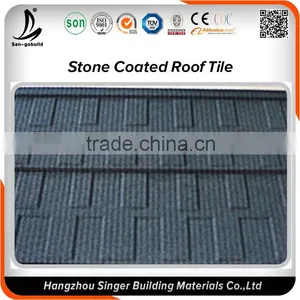 Lightweight Color Coated Galvanized Steel Roof Sheet, Stone Coated Aluminum Steel Roof Tile thumbnail-2