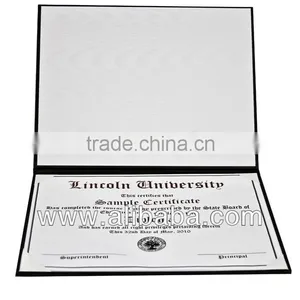 14ALLBlackLandscape Deluxe Certificate Covers 8-1/2 x 11" - Landscape Black thumbnail-1
