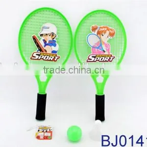 Funny Kid Toy Plastic Sport Game Cheap Ball Badminton Racket thumbnail-1