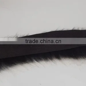 Natural Colored Fox Fur Strips / Blue Fox Trimming For Hoods And Collars thumbnail-6
