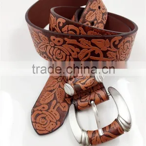 Women's Emboss pu Belt thumbnail-1