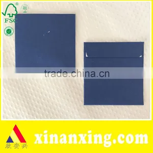 8.5*8.5+2 cm Handmade Square Blue Envelope Made of White Card thumbnail-1