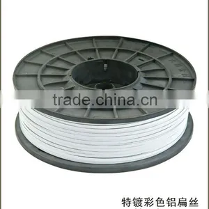 Aluminum Round Wire White Colored Garment Accessries Zipper Parts thumbnail-1