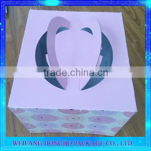 Factory Supplier Good Price 12'' 16'' Paper Cake Box With Handle thumbnail-1