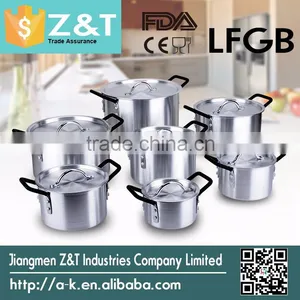 Trade Assurance Double Handle Aluminum Camping Cooking Pot Set thumbnail-2