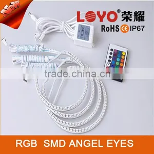 Multi Choice Long Length SMD 5050 Angel Eyes Car Ring Led Remote Quality Choice thumbnail-3